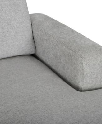 Elizabeth 85" Stain-Resistant Fabric Reversible Sofa Chaise Sectional