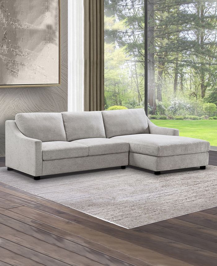 Abbyson Living Garcelle 2 Piece StainResistant Fabric Sectional Macy's