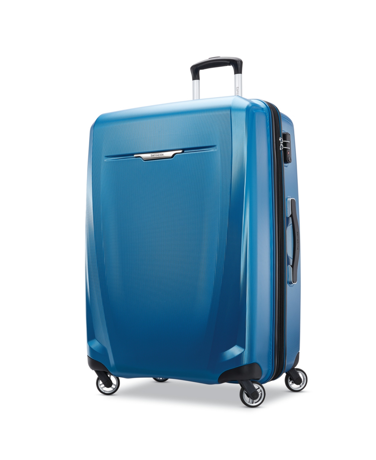 Samsonite Winfield 3 Dlx 28 Spinner Suitcase In Blue/navy