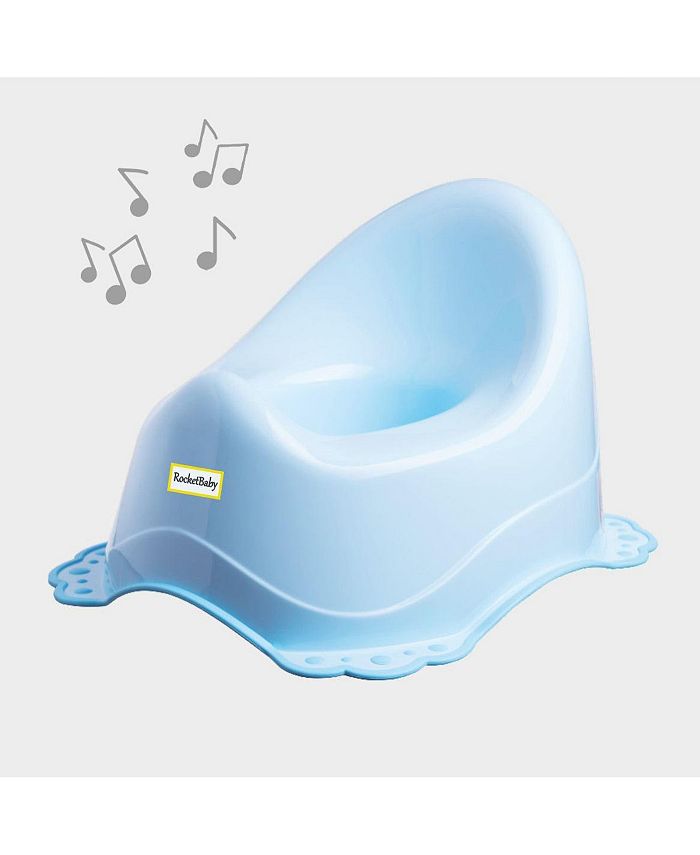 RocketBaby Toddler's Nonslip Musical Potty Chair Light Blue & Reviews All Baby Gear