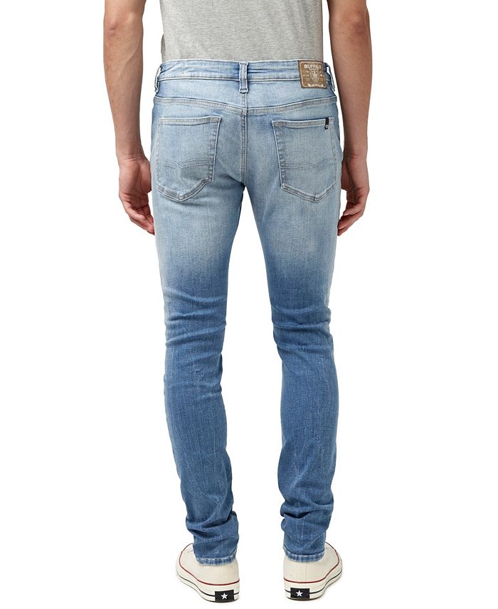 Buffalo David Bitton Men's Skinny Max Contrasted and Veined Jeans - Macy's