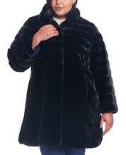 Macys jones new sales york faux fur coat