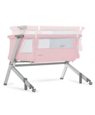 Baby JPMA Certified Skylar Portable Bassinet & Bedside Sleeper, Blue