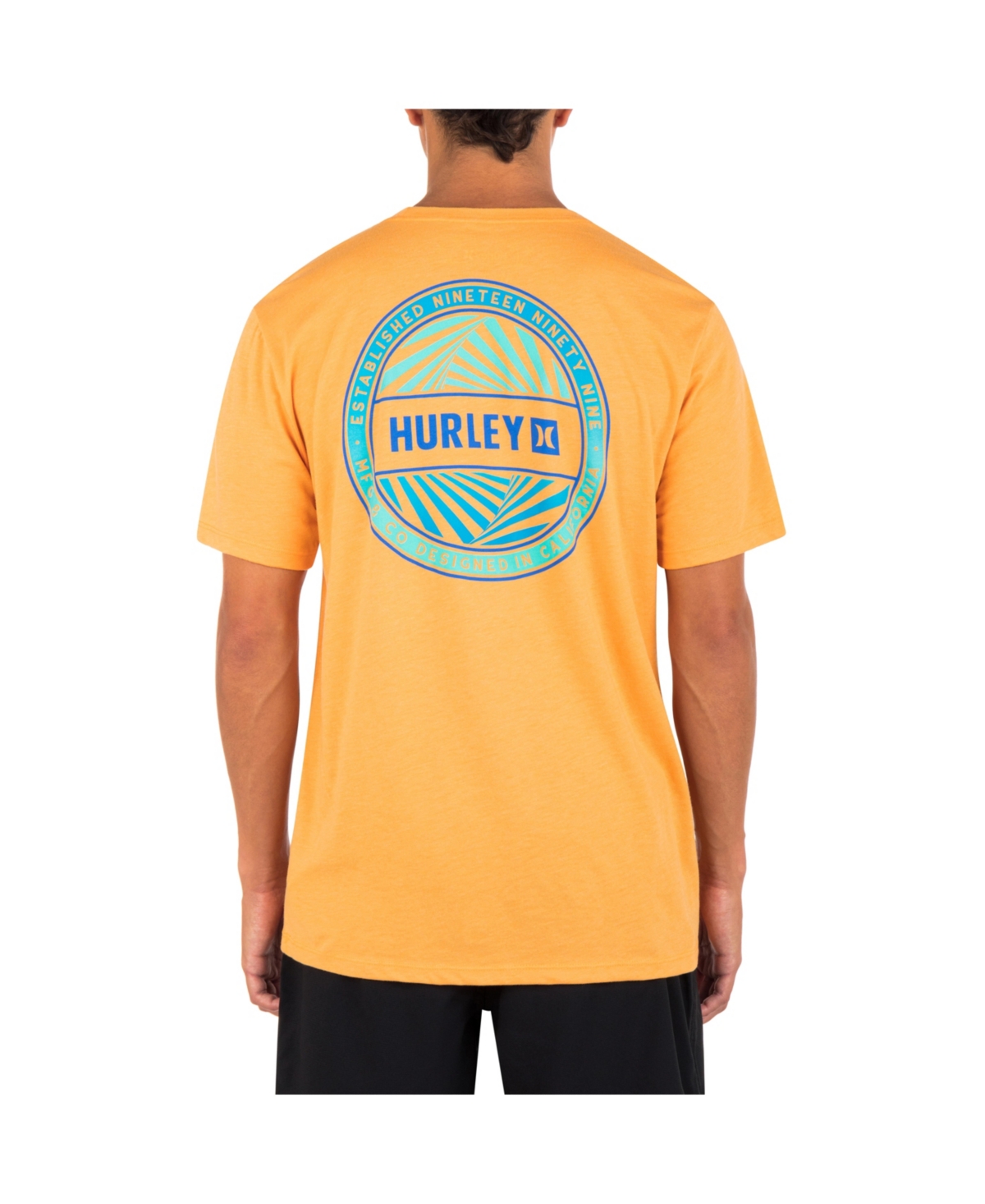 Hurley Men's Everyday Vortex Short Sleeve T-shirt In Nectarine