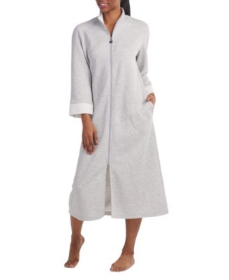 Miss Elaine Women s Stand Collar Zip Front Robe Macy s