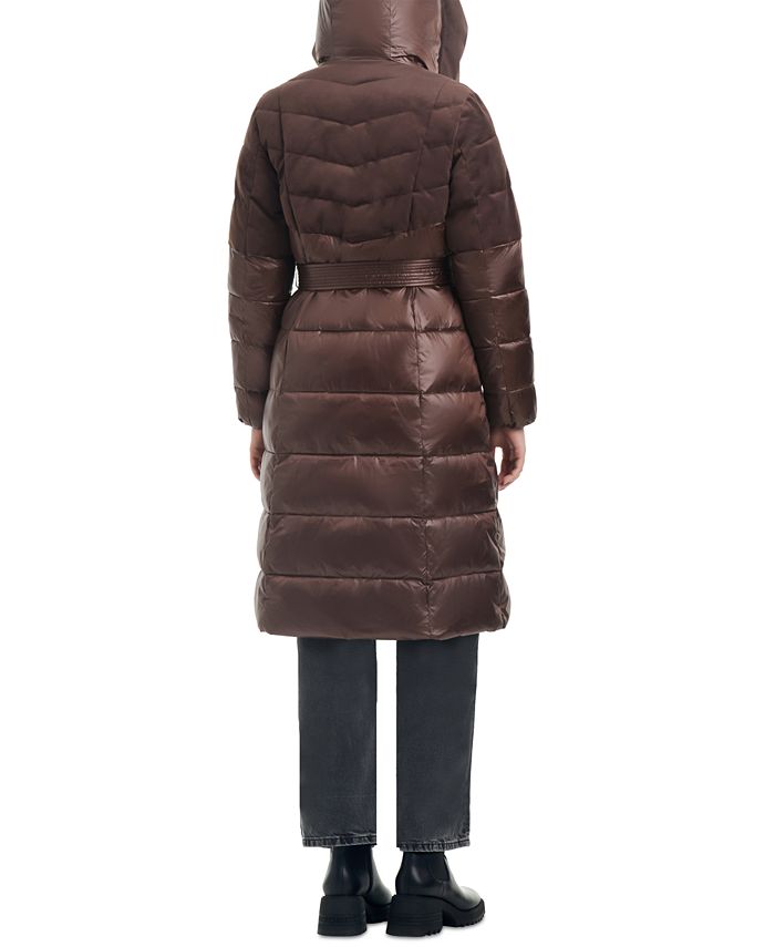 Vince camuto store mixed media coat