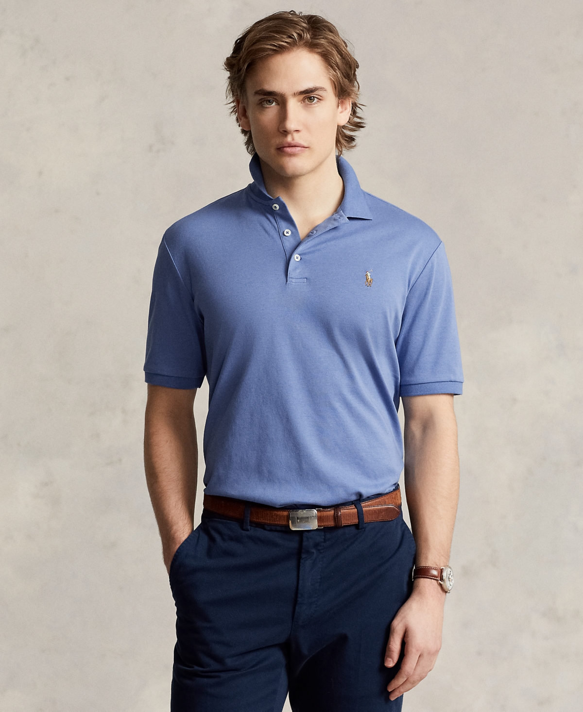 Polo Ralph Lauren Men's Classic Fit Soft Cotton Polo - French Navy