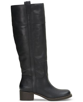 Lucky Brand Women s Hybiscus Knee High Wide Calf Riding Boots Macy s