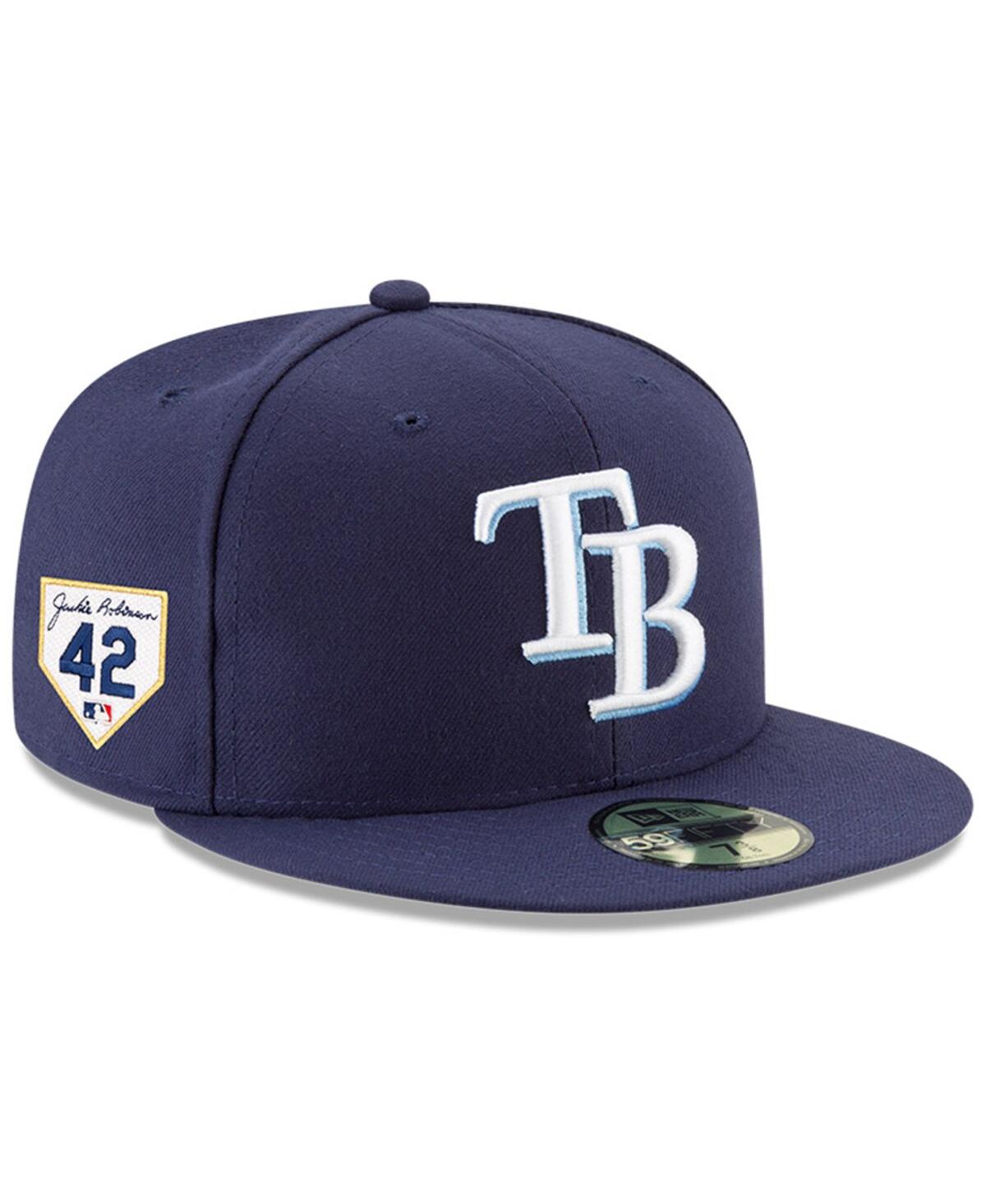 Men's New Era Navy Tampa Bay Rays 2023 Jackie Robinson Day 59FIFTY Fitted Hat - Navy