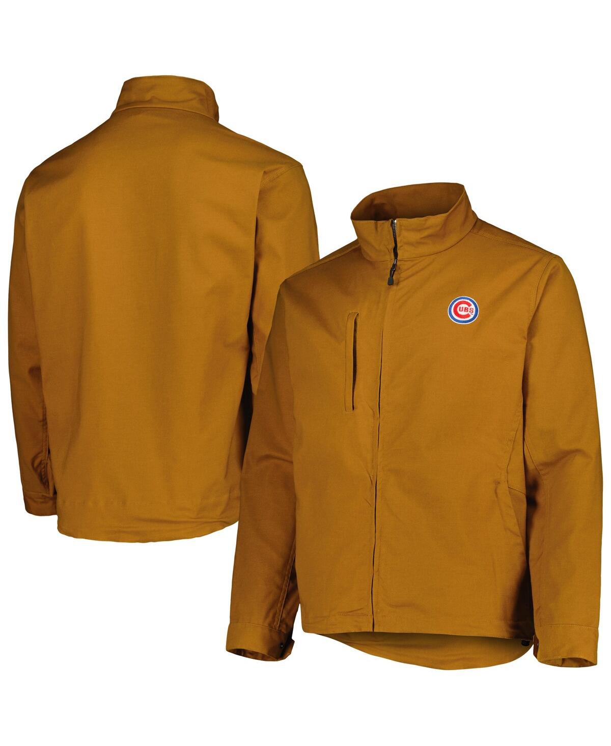Dunbrooke Men's  Tan Los Angeles Chargers Journey Workwear Tri-blend Full-zip Jacket