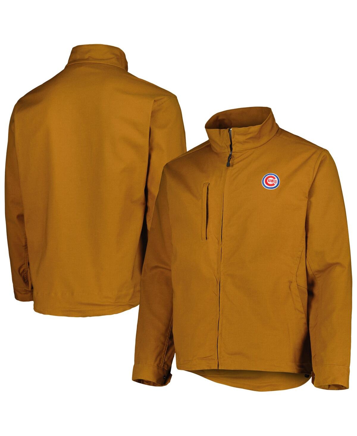 Men's Dunbrooke Tan Chicago Cubs Journey Tri-Blend Full-Zip Jacket - Tan