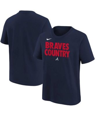 Atlanta Braves Nike Youth Team Engineered T-Shirt - Navy