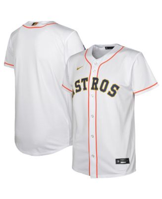 Custom Name Houston Astros Nike 2023 Gold Collection Replica Baseball Jersey  Black