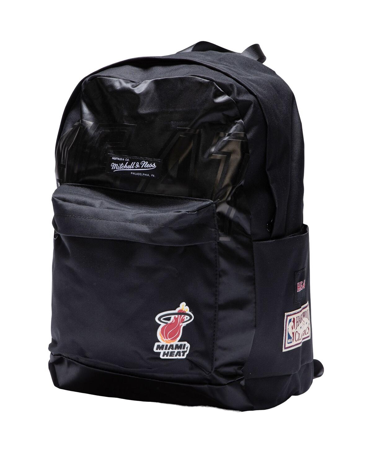 Shop Mitchell & Ness Youth Boys And Girls  Black Miami Heat Team Backpack