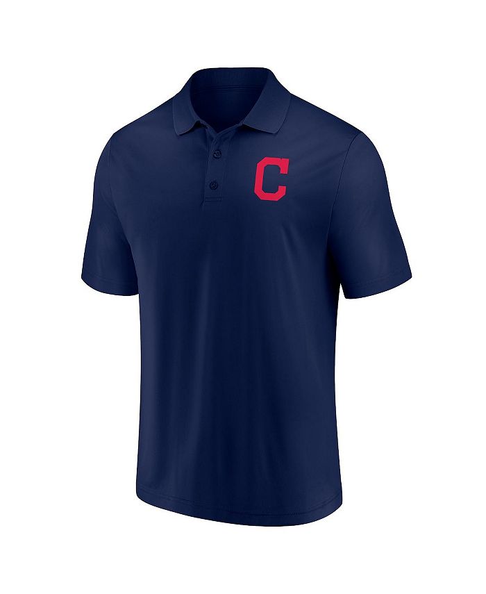 Fanatics Men's Navy, Red Cleveland Guardians Primary Logo Polo Shirt Combo Set Macy's