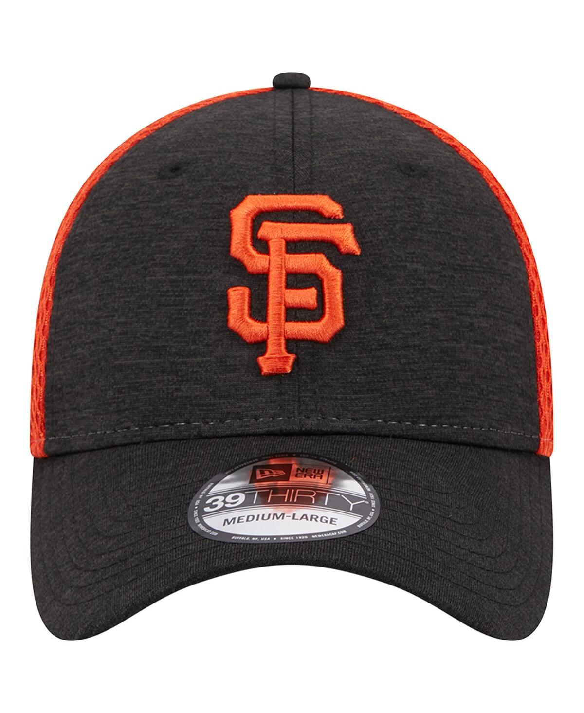 New Era Men's  Black San Francisco Giants Shadow Neo 39thirty Flex Hat In Black