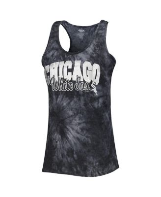 Women's Charcoal Chicago White Sox Billboard Racerback Tank Top and Shorts Sleep Set
