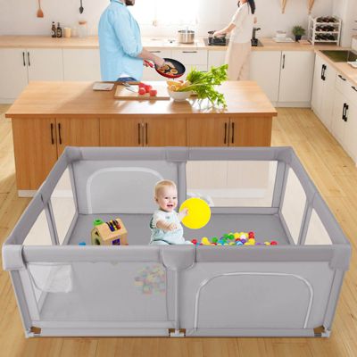 Toddler Playpen Extra Large Activity Center Safety Play Yard w/ Gate