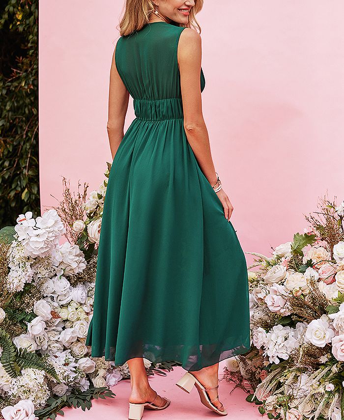 CUPSHE Women's X Madison Honeymoon Satin Tie Front Dress Macy's