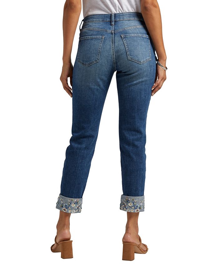 JAG Women's Carter Mid Rise Relaxed Girlfriend Jeans Macy's