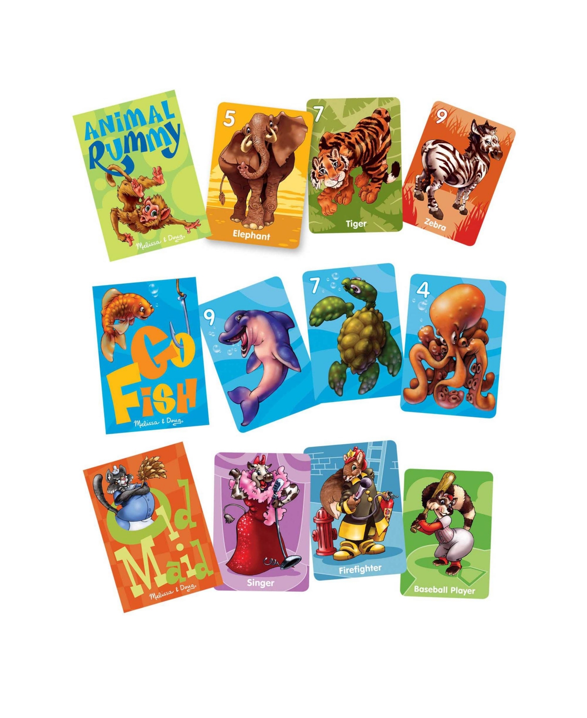 Melissa & Doug Kids'  Classic Card Games Set In Multi