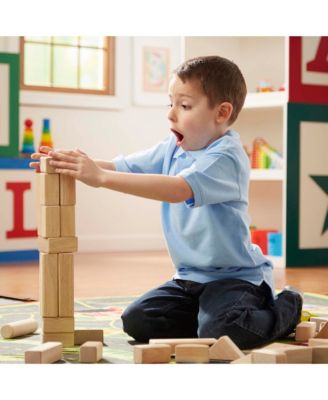 Melissa And Doug Melissa & Doug Standard Unit Solid-Wood Building ...