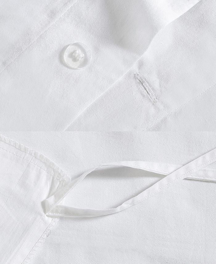 Vera Wang Zig Zag Cotton Sateen Duvet Cover Set, Queen Macy's