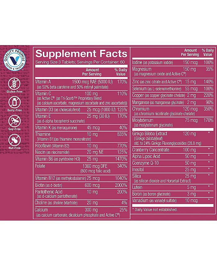 The Vitamin Shoppe Ultimate Woman 50+ Multivitamin & Multimineral