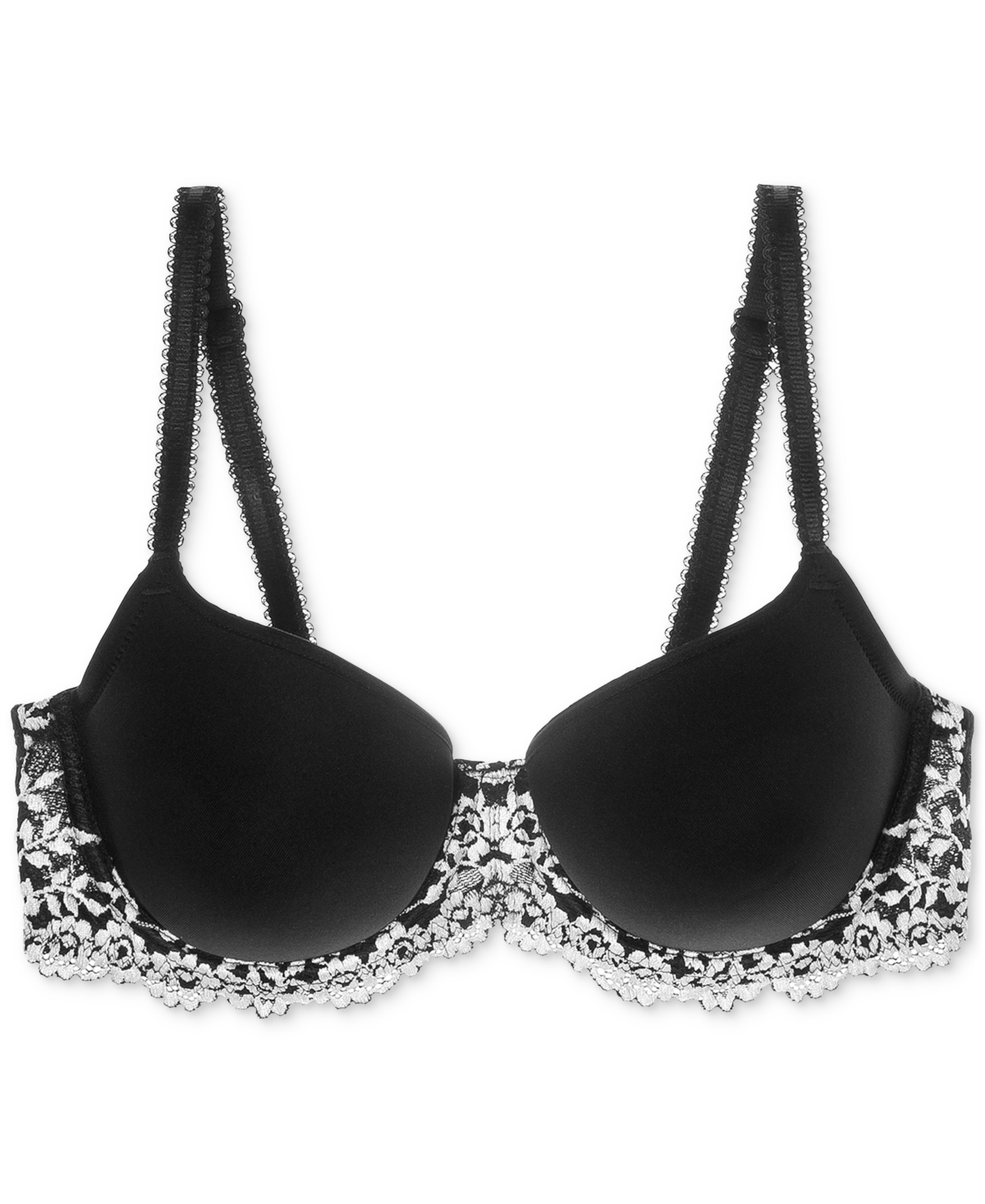 Wacoal Halo Lace Convertible Underwire Bra In Naturally Nude,ivory- Nude 01