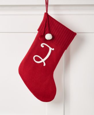 Holiday Lane - Stockings J Initial Stocking