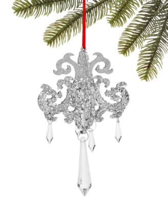 Holiday Lane - Silver Bells Silver Chandelier Ornament