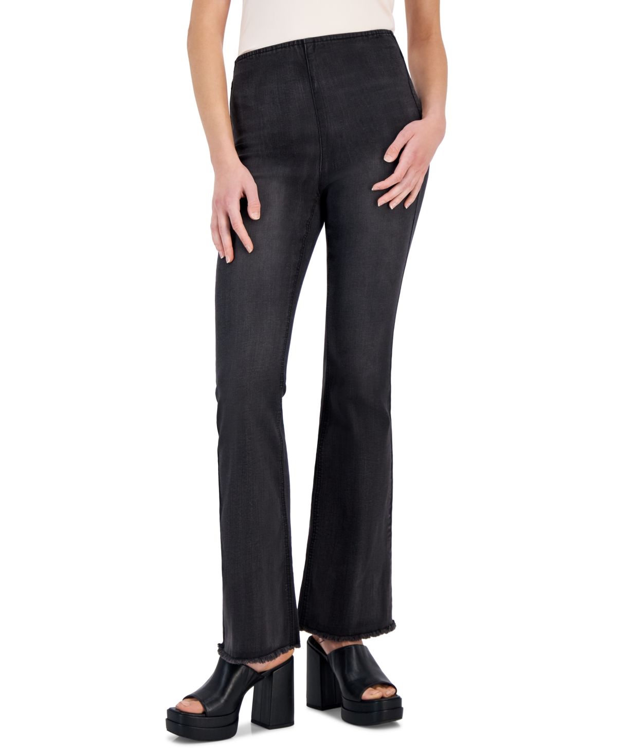 Tinseltown flare jeans top