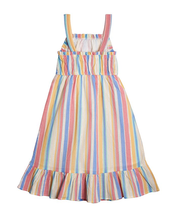 Epic Threads Big Girls Rainbow Striped Sundress, Created For Macy's