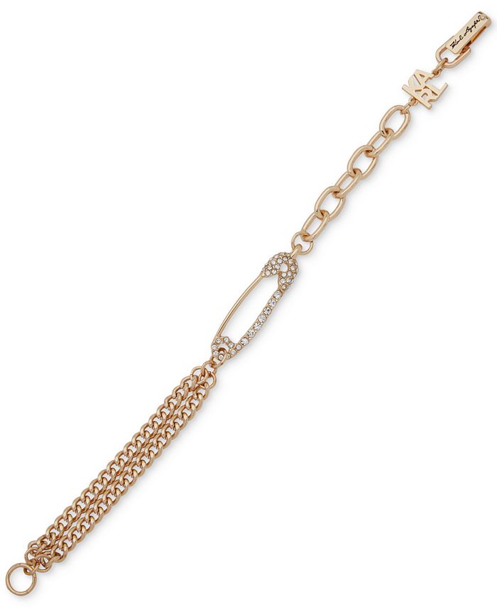 Karl lagerfeld 2024 safety pin earrings
