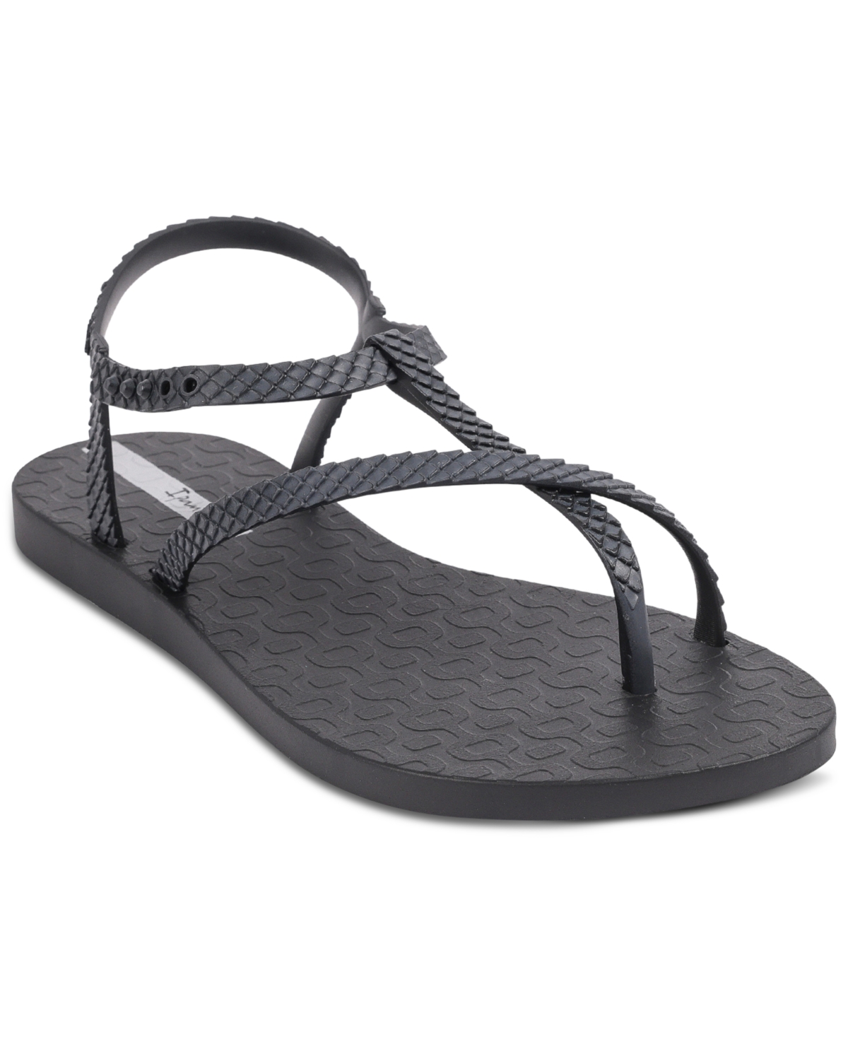 Ipanema Women's Class Wish Ii Strappy Sandals Women's Shoes In Black/dark Gray