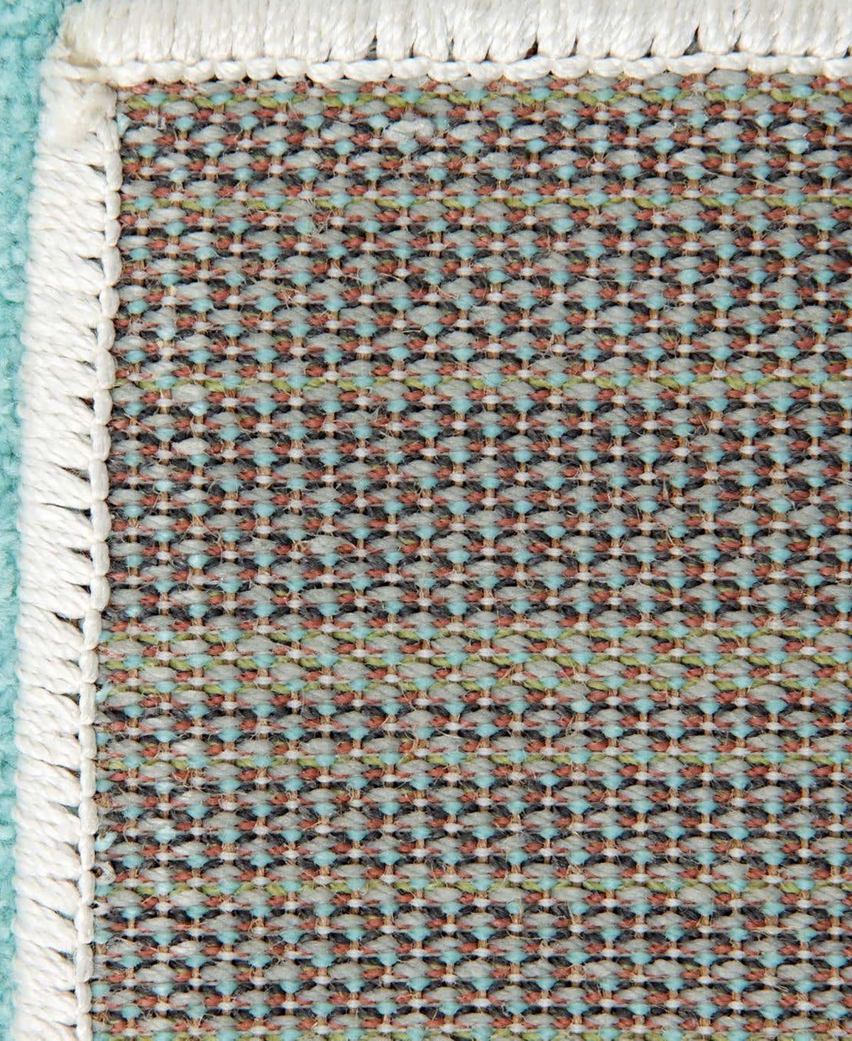 Bayshore Home Campy Kids Pastel Abstract Rainbow Area Rug