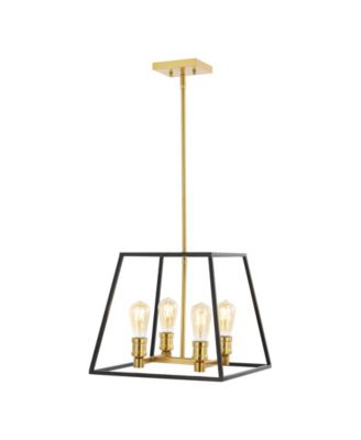 Lloyd 15" 4-Light Farmhouse Industrial Iron LED Pendant