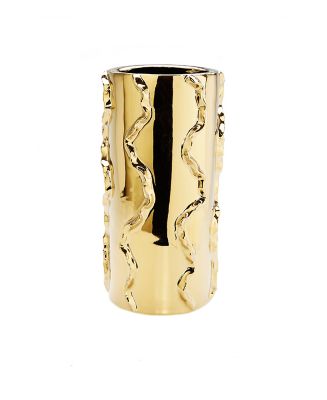 Metallic Vase Swivel Design 12"