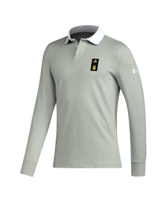 Men's 2023 Player Gray Nashville SC Travel Long Sleeve Polo Shirt