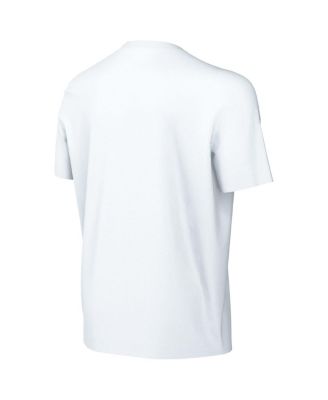 Big Boys and Girls White Paris Saint-Germain Swoosh T-shirt