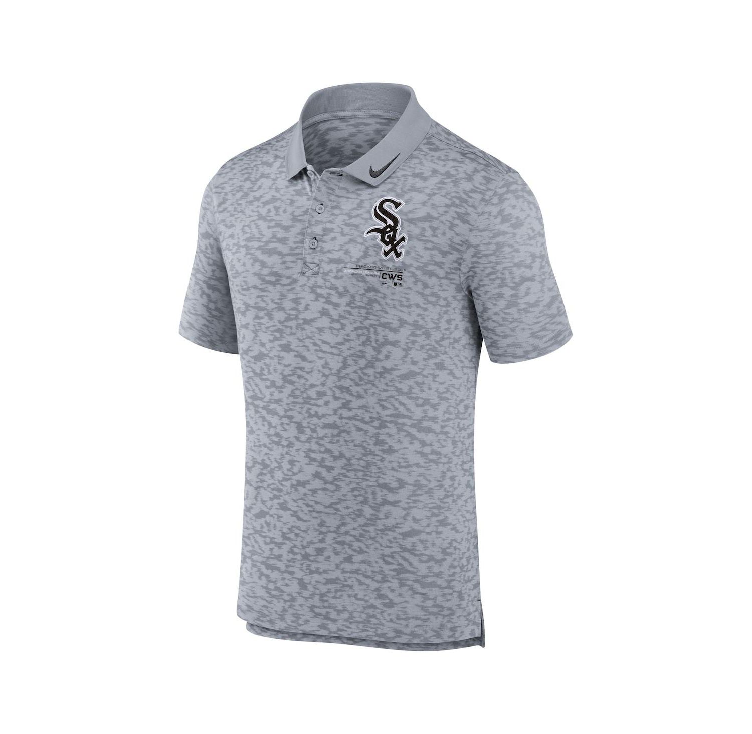 Men's Gray Chicago White Sox Next Level Polo Shirt