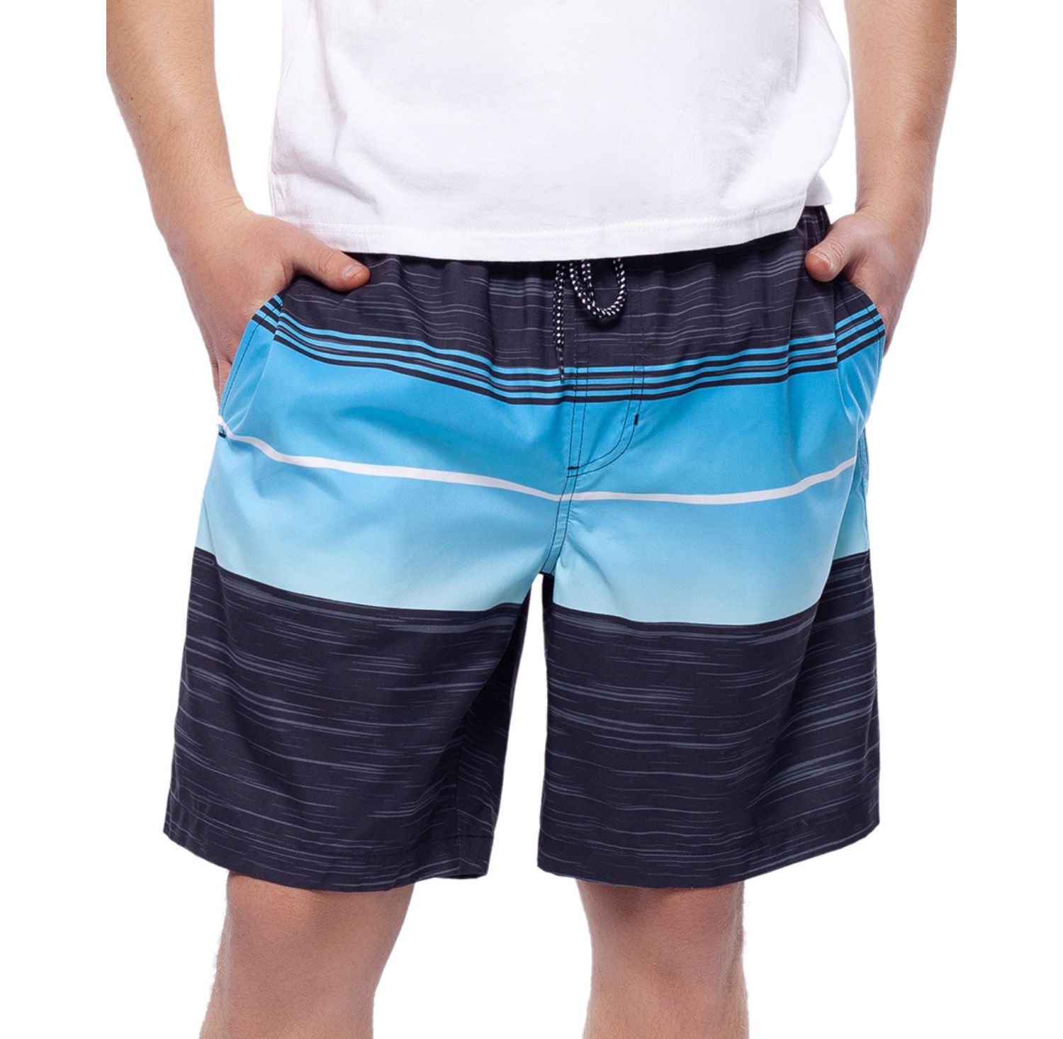 Men's 8" Mesh Lined Swim Trunks, up to Size 2XL