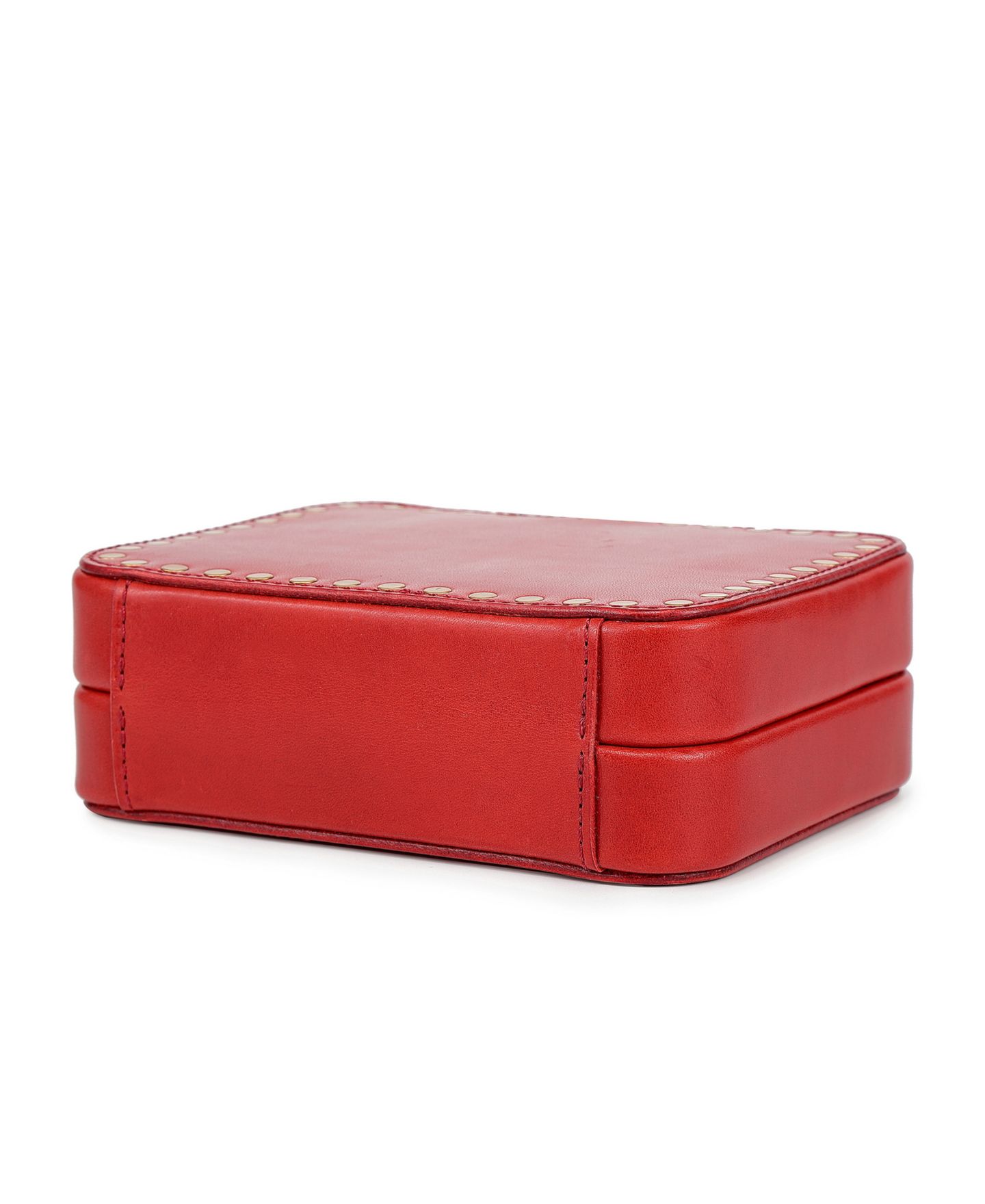 Женская сумка OLD TREND Leather Jewelry Storage Box, цвет: Красный — фото 2
