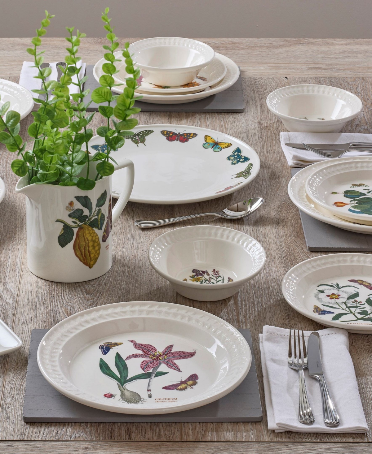 Portmeirion Botanic Garden Harmony 12 Pc. Dinnerware Set, Service For 4 In Amber