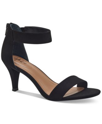 Women's Paycee Two-Piece Mid-Heel Dress Sandals, Created for Macy's
