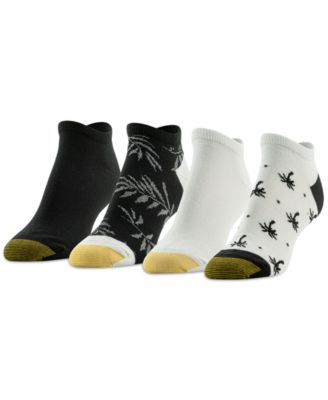 Gold Toe - Women's 4-Pk. Island Palm No-Show Socks