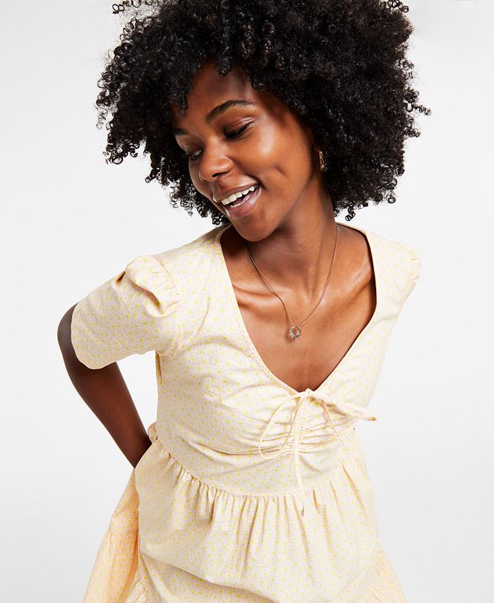 Levi s Marcella Cotton Short Sleeve Trapeze Dress Macy s