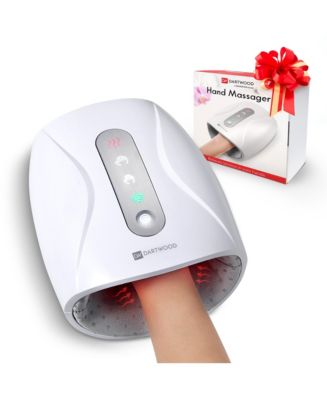 Tzumi SLF Cordless Heated Variable Mode Hand Massager - White