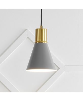 Apollo 6" 1-Light Mid-Century Modern Iron LED Pendant