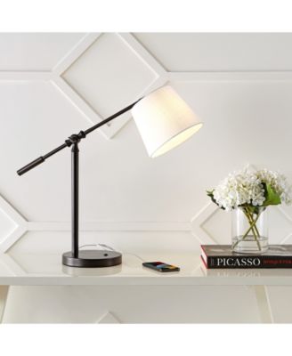 Troy 24" Classic Contemporary Iron LED Task Lamp with USB Charging Port